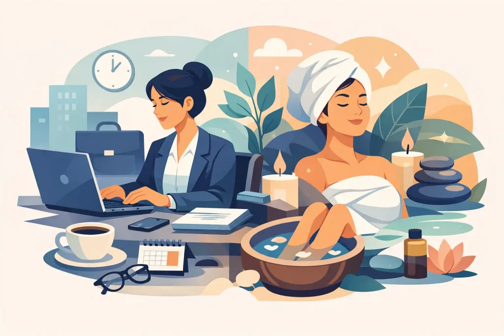 Beste Wellness für Berufstätige im Alltag